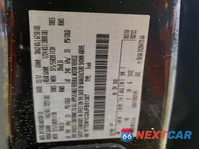 Zdjęcie 12 z 12 samochodu: 2018 FORD F150 SUPERCREW VIN:1FTEW1CG9JFB51307 - miniatura
