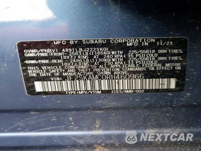 Zdjęcie 14 z 14 samochodu: 2024 SUBARU FORESTER TOURING VIN:JF2SKAMC0RH460966 - miniatura