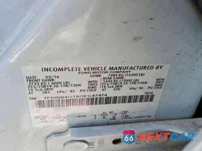 Zdjęcie 12 z 12 samochodu: 2016 FORD F450 SUPER DUTY VIN:1FD0W4GT8GEC47474 - miniatura