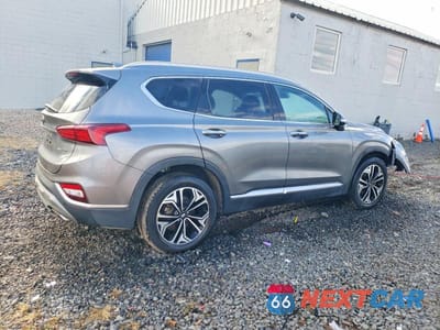 Trzecie zdjęcie samochodu z tyłu: 2019 HYUNDAI SANTA FE LIMITED VIN:5NMS5CAA6KH032876 - miniatura