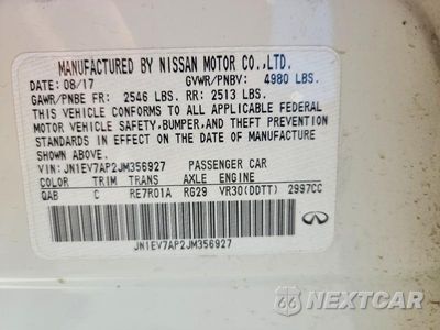 Zdjęcie 12 z 12 samochodu: 2018 INFINITI Q50 3.0T LUXE VIN:JN1EV7AP2JM356927 - miniatura
