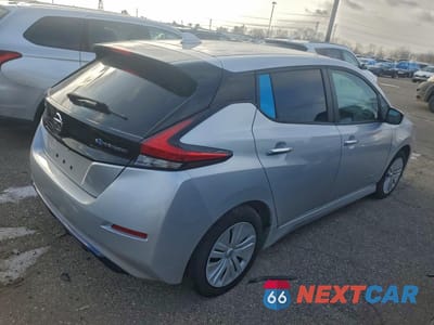 Trzecie zdjęcie samochodu z tyłu: 2019 NISSAN LEAF S VIN:1N4AZ1CP2KC305614 - miniatura