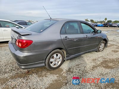 Trzecie zdjęcie samochodu z tyłu: 2007 TOYOTA COROLLA S VIN:2T1BR30E67C748666 - miniatura