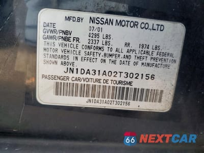 Zdjęcie 12 z 12 samochodu: 2002 NISSAN MAXIMA GLE VIN:JN1DA31A02T302156 - miniatura