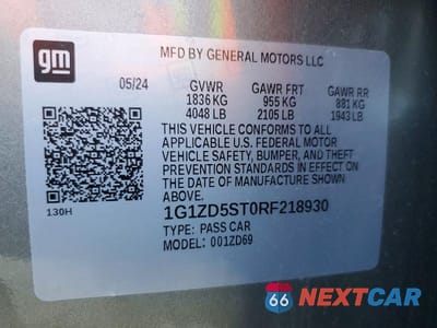 Zdjęcie 12 z 12 samochodu: 2024 CHEVROLET MALIBU LT VIN:1G1ZD5ST0RF218930 - miniatura