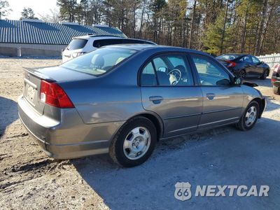 Trzecie zdjęcie samochodu z tyłu: 2005 HONDA CIVIC HYBRID VIN:JHMES95695S013180 - miniatura