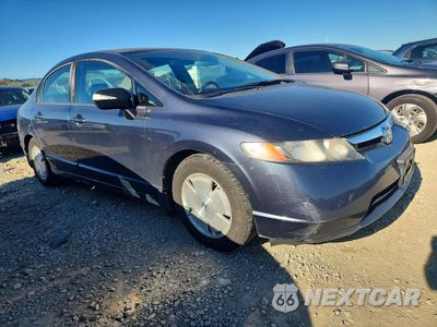 Czwarte zdjęcie samochodu z boku: 2008 HONDA CIVIC HYBRID VIN:JHMFA36248S018923 - miniatura