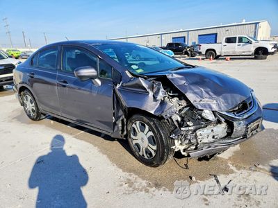 Czwarte zdjęcie samochodu z boku: 2015 HONDA CIVIC HYBRID L VIN:19XFB4F35FE000797 - miniatura