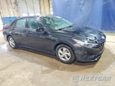 Czwarte zdjęcie samochodu z boku: 2021 HYUNDAI ELANTRA SE VIN:5NPLL4AG1MH042354 - miniatura