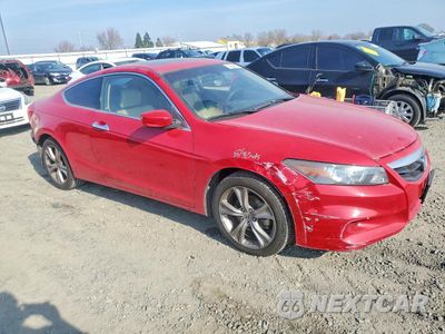Czwarte zdjęcie samochodu z boku: 2012 HONDA ACCORD EXL VIN:1HGCS2B84CA008964 - miniatura