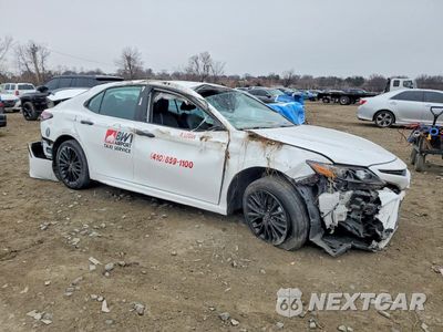 Czwarte zdjęcie samochodu z boku: 2022 TOYOTA CAMRY NIGHT SHADE VIN:4T1T31AK5NU042542 - miniatura