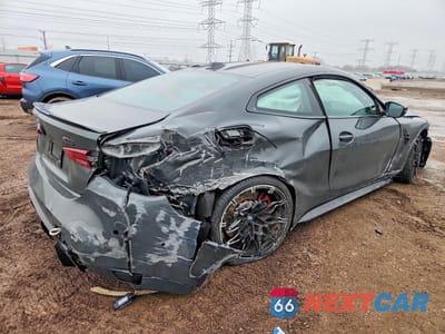 Trzecie zdjęcie samochodu z tyłu: 2026 BMW M4 COMPETITION VIN:WBS33HK09TCV99265 - miniatura