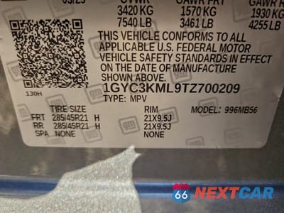 Zdjęcie 14 z 14 samochodu: 2026 CADILLAC VISTIQ LUXURY VIN:1GYC3KML9TZ700209 - miniatura