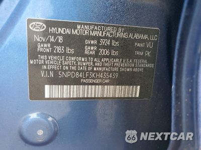 Zdjęcie 12 z 15 samochodu: 2019 HYUNDAI ELANTRA SEL VIN:5NPD84LF3KH435439 - miniatura