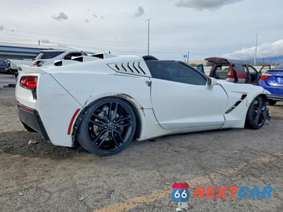 Trzecie zdjęcie samochodu z tyłu: 2014 CHEVROLET CORVETTE STINGRAY Z51 2LT VIN:1G1YK2D71E5124099 - miniatura