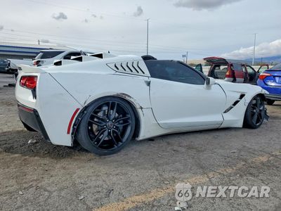 Trzecie zdjęcie samochodu z tyłu: 2014 CHEVROLET CORVETTE STINGRAY Z51 2LT VIN:1G1YK2D71E5124099 - miniatura