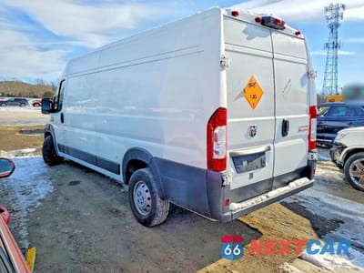Drugie zdjęcie samochodu z przodu: 2021 RAM PROMASTER 3500 CARGO VAN HIGH ROOF 159 WB EXT VIN:3C6MRVJG7ME537646 - miniatura