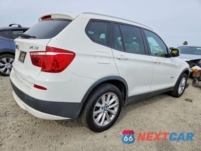 Trzecie zdjęcie samochodu z tyłu: 2013 BMW X3 XDRIVE28I VIN:5UXWX9C51D0A21030 - miniatura