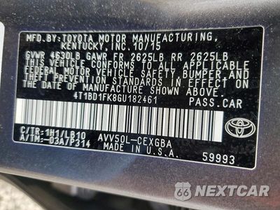 Zdjęcie 12 z 12 samochodu: 2016 TOYOTA CAMRY HYBRID VIN:4T1BD1FK8GU182461 - miniatura