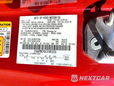 Zdjęcie 12 z 12 samochodu: 2020 FORD MUSTANG GT VIN:1FA6P8CF0L5185555 - miniatura