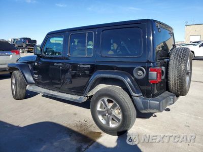 Drugie zdjęcie samochodu z przodu: 2018 JEEP WRANGLER UNLIMITED SAHARA VIN:1C4HJXEG5JW111835 - miniatura