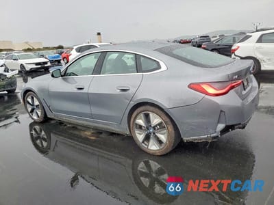 Drugie zdjęcie samochodu z przodu: 2025 BMW I4 EDRIVE 40 VIN:WBY23HD02SFU56766 - miniatura