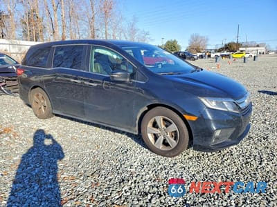 Czwarte zdjęcie samochodu z boku: 2019 HONDA ODYSSEY EXL VIN:5FNRL6H79KB097805 - miniatura