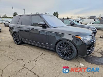 Czwarte zdjęcie samochodu z boku: 2017 LAND ROVER RANGE ROVER SUPERCHARGED VIN:SALGS2FE9HA330077 - miniatura