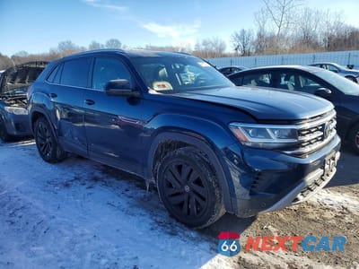 Czwarte zdjęcie samochodu z boku: 2022 VOLKSWAGEN ATLAS CROSS SPORT 3.6L V6 SE W/TEC VIN:1V2KE2CA5NC210740 - miniatura