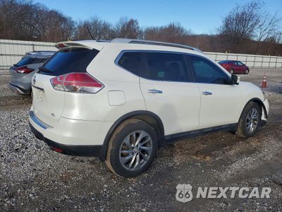 Trzecie zdjęcie samochodu z tyłu: 2015 NISSAN ROGUE S VIN:5N1AT2MT0FC823784 - miniatura