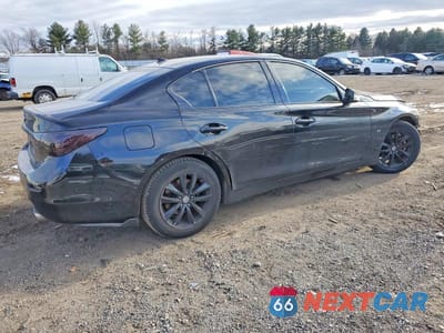 Trzecie zdjęcie samochodu z tyłu: 2014 INFINITI Q50 BASE VIN:JN1BV7AR6EM703573 - miniatura