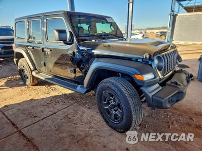 Czwarte zdjęcie samochodu z boku: 2025 JEEP WRANGLER SPORT VIN:1C4PJXDG4SW555836 - miniatura