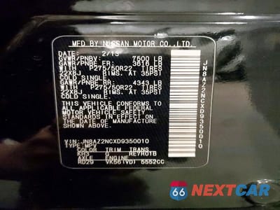 Zdjęcie 14 z 14 samochodu: 2013 INFINITI QX56 VIN:JN8AZ2NCXD9350010 - miniatura