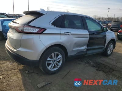 Trzecie zdjęcie samochodu z tyłu: 2015 FORD EDGE SEL VIN:2FMTK4J90FBC37991 - miniatura