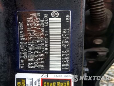 Zdjęcie 12 z 12 samochodu: 2012 TOYOTA CAMRY BASE VIN:4T1BF1FK3CU117747 - miniatura