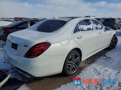 Trzecie zdjęcie samochodu z tyłu: 2020 MERCEDES-BENZ S 560 4MATIC VIN:WDDUG8GB8LA503296 - miniatura