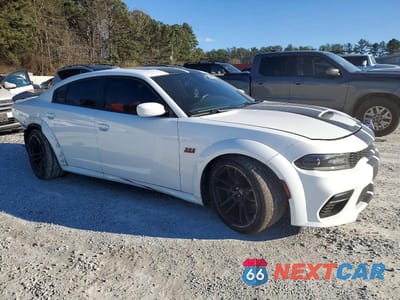 Czwarte zdjęcie samochodu z boku: 2021 DODGE CHARGER SCAT PACK VIN:2C3CDXGJ3MH620713 - miniatura