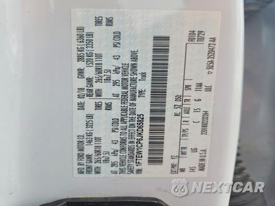 Zdjęcie 12 z 12 samochodu: 2018 FORD F150 SUPERCREW VIN:1FTEW1CP6JKD65825 - miniatura