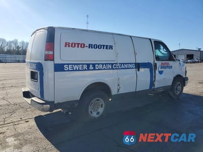 Trzecie zdjęcie samochodu z tyłu: 2008 GMC SAVANA G2500 UTILITY / SERVICE VAN VIN:1GTGG25C381131566 - miniatura