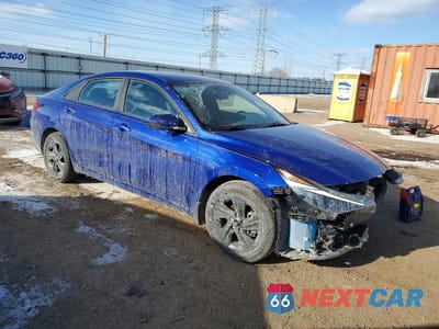 Czwarte zdjęcie samochodu z boku: 2023 HYUNDAI ELANTRA SEL VIN:KMHLM4AG5PU562365 - miniatura