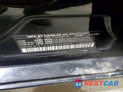 Zdjęcie 12 z 12 samochodu: 2008 MERCEDES-BENZ E 350 4MATIC VIN:WDBUF87X28B345899 - miniatura