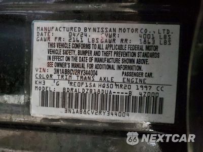 Zdjęcie 12 z 12 samochodu: 2024 NISSAN SENTRA SV VIN:3N1AB8CV2RY344004 - miniatura