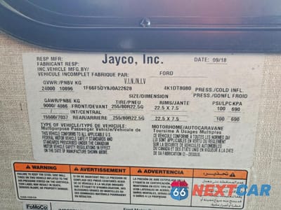 Zdjęcie 10 z 10 samochodu: 2018 FORD F53 VIN:1F66F5DY8J0A22628 - miniatura