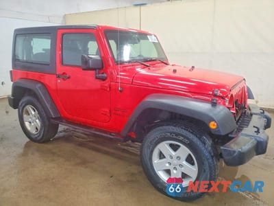 Czwarte zdjęcie samochodu z boku: 2017 JEEP WRANGLER SPORT VIN:1C4AJWAG7HL668677 - miniatura