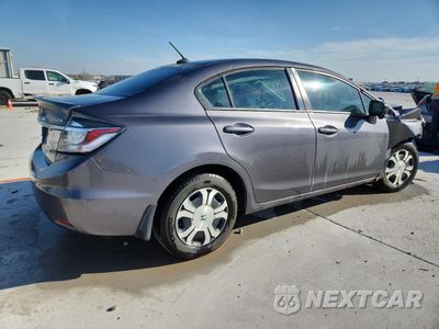Trzecie zdjęcie samochodu z tyłu: 2015 HONDA CIVIC HYBRID L VIN:19XFB4F35FE000797 - miniatura