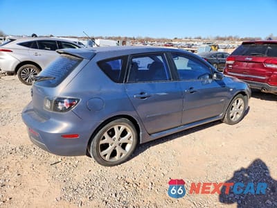 Trzecie zdjęcie samochodu z tyłu: 2008 MAZDA 3 HATCHBACK VIN:JM1BK343281791162 - miniatura