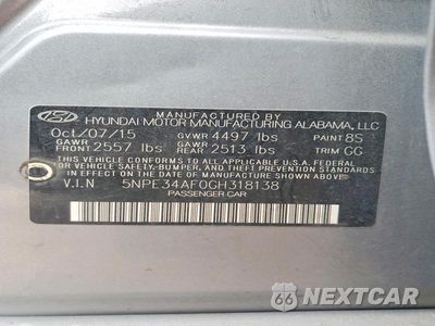 Zdjęcie 13 z 13 samochodu: 2016 HYUNDAI SONATA SPORT VIN:5NPE34AF0GH318138 - miniatura
