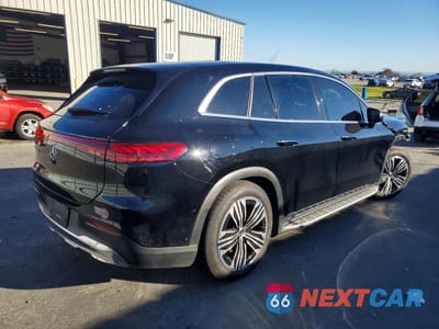 Trzecie zdjęcie samochodu z tyłu: 2023 MERCEDES-BENZ EQS SUV 450+ VIN:4JGDM2DB1PA028404 - miniatura