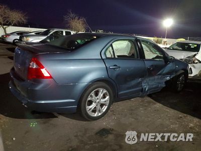 Trzecie zdjęcie samochodu z tyłu: 2012 FORD FUSION SE VIN:3FAHP0HA2CR264455 - miniatura