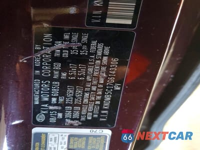 Zdjęcie 13 z 13 samochodu: 2016 KIA SEDONA LX VIN:KNDMB5C17G6143306 - miniatura